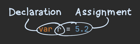 Variable declaration and assignment