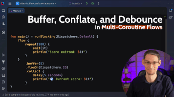 Buffer, Conflate, and Debounce